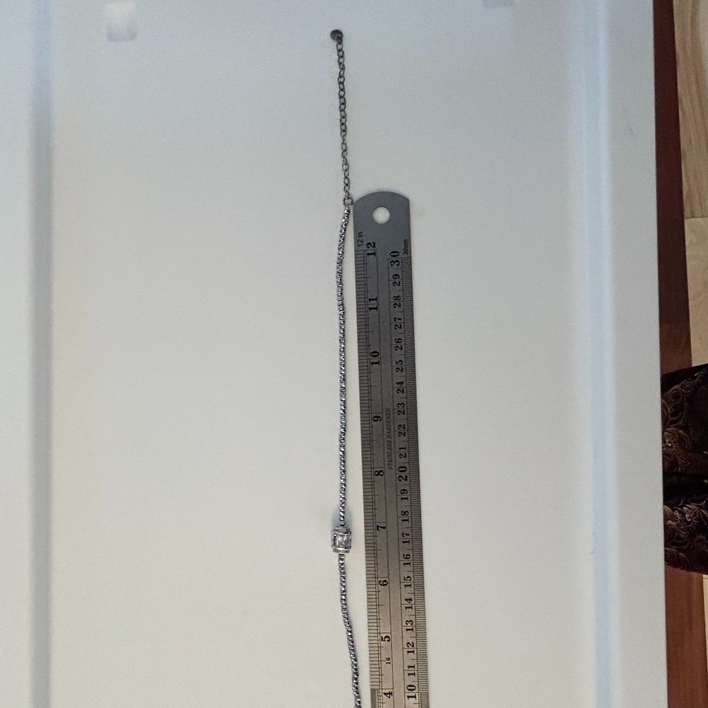 Lucas Lameth LUC Sterling 925 Necklace Sterling Silver CZ - Picture 6 of 9